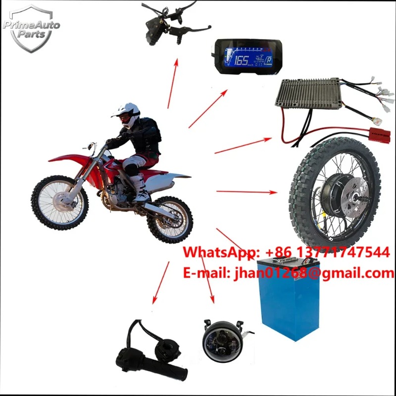 12000W Electric Motorcycle Hub Motor - Nuovo Kit di Conversione Elettrica 72V