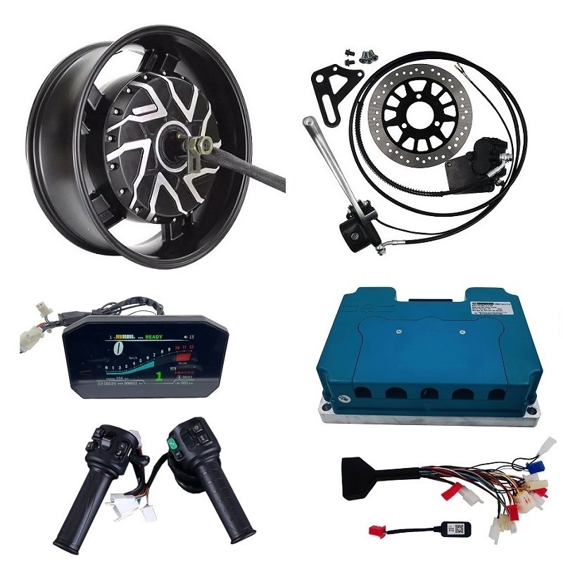 12000W Electric Motorcycle Hub Motor - Kit Motore Elettrico per Moto 6.0x17